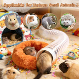 Ferret Toys with 3 Balls Inclueded Collapsible Tunnel Tube Accessories for Ferrets, Guinea Pigs, Hamsters, Expandable Interactive Toys Supplies for Small Pets